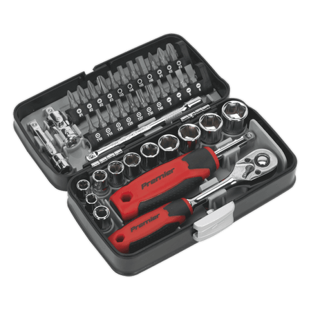 Socket & Bit Set 38pc 1/4"Sq Drive Model No.-22136