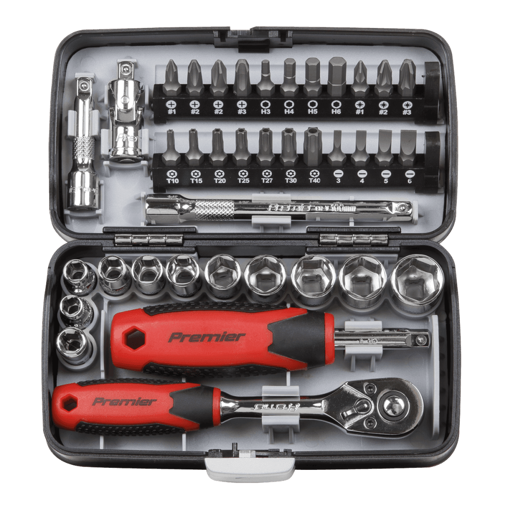 Socket & Bit Set 38pc 1/4"Sq Drive Model No.-22136
