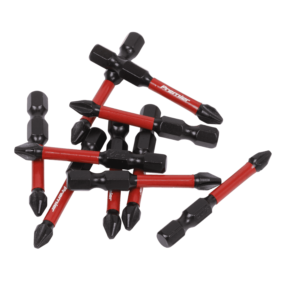 Sealey Phillips #2 Impact Power Tool Bits 50mm - 10pc Model No- AK8274