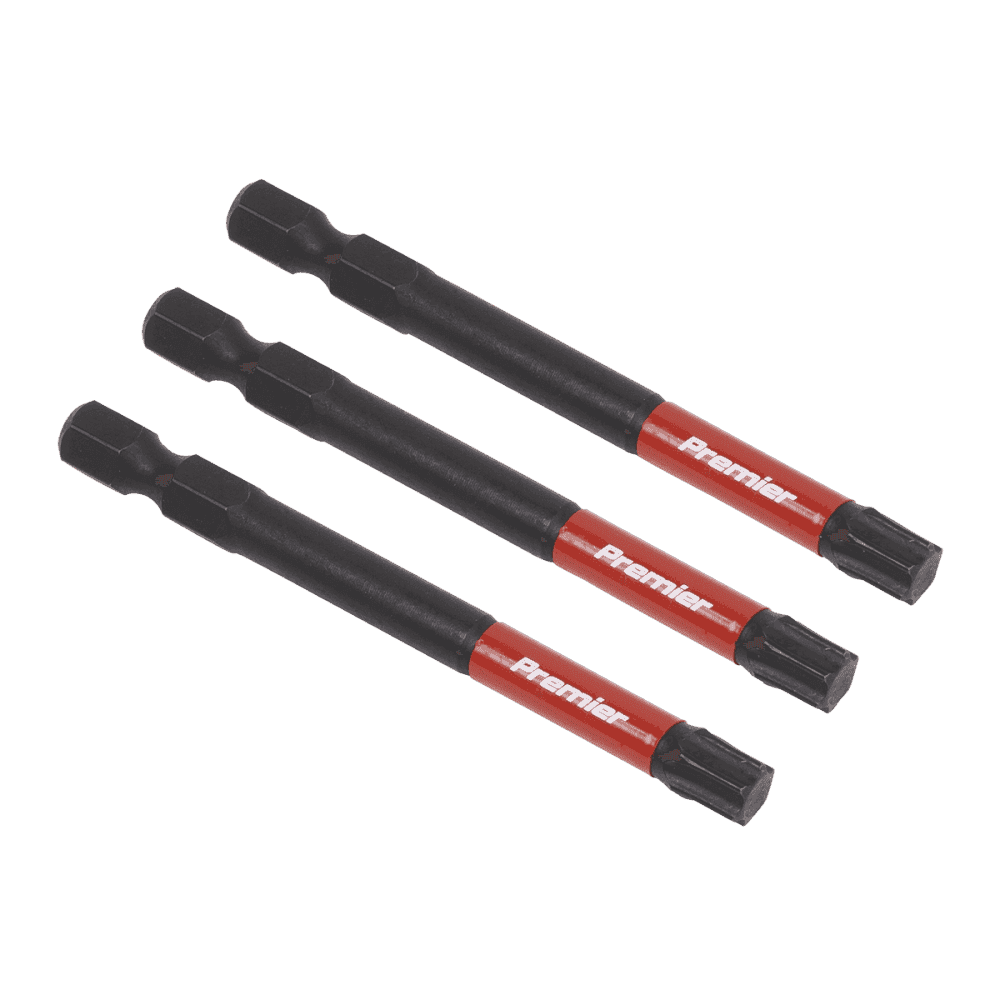 Sealey TRX-Star* T25 Impact Power Tool Bits 75mm - 3pc Model No- AK8268