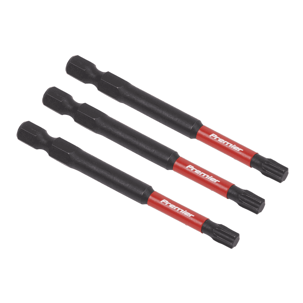 Sealey TRX Star* T27 Impact Power Tool Bits 75mm - 3pc Model No- AK8269