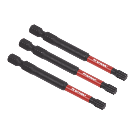Sealey TRX Star* T27 Impact Power Tool Bits 75mm - 3pc Model No- AK8269