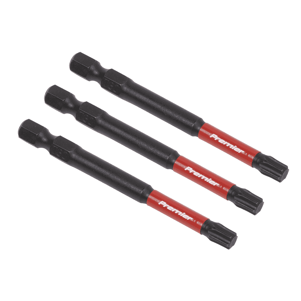 Sealey TRX Star* T30 Impact Power Tool Bits 75mm - 3pc Model No- AK8270