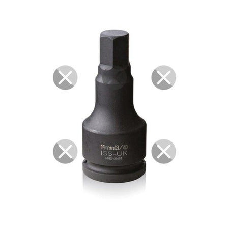 Male Hex Driver 3/4" Drive 17mm - 62mm O/L