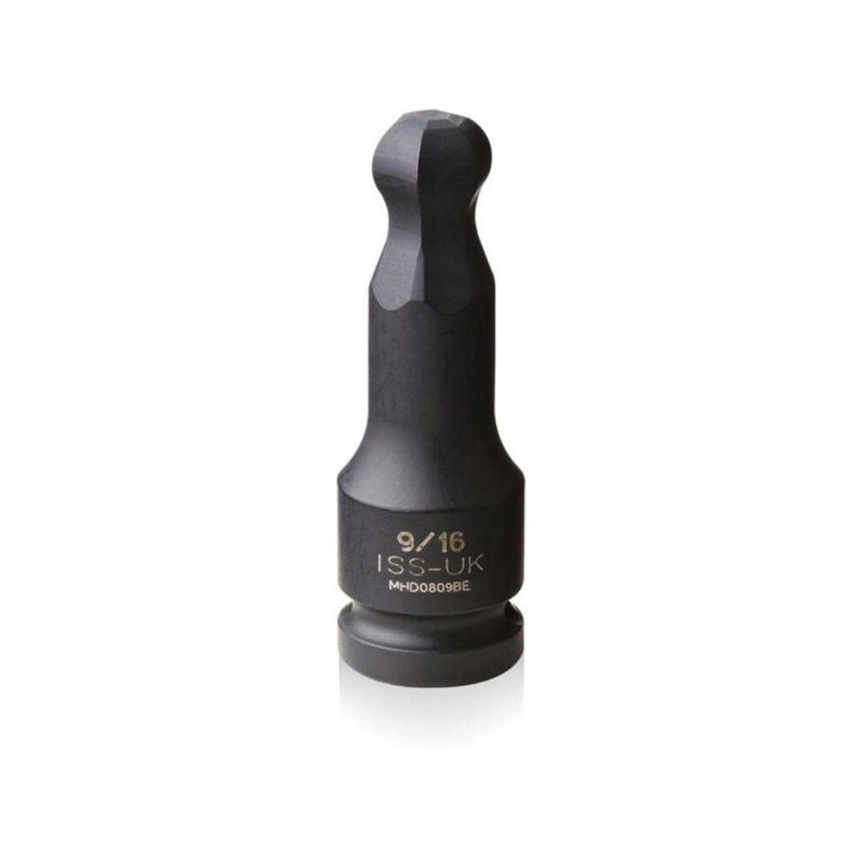 Male Hex Driver 1/2" Drive 5/16" AF - Ball-Ended
