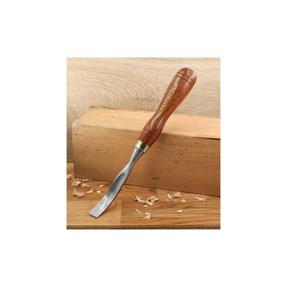 Faithfull FSC Curved Gouge Carving Chisel 12.7mm (1/2in)-FAIWCARV11F
