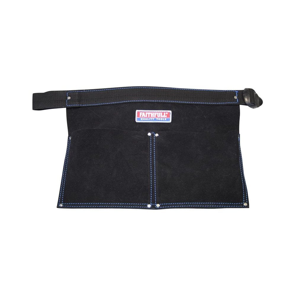 Faithfull Double Pocket Nail Pouch-FAINP2B