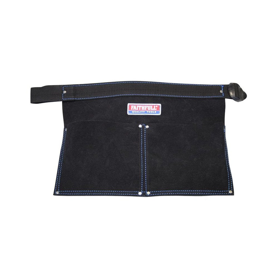 Faithfull Double Pocket Nail Pouch-FAINP2B