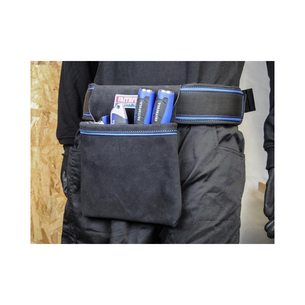 Faithfull Single Pocket Nail Pouch-FAINP1B