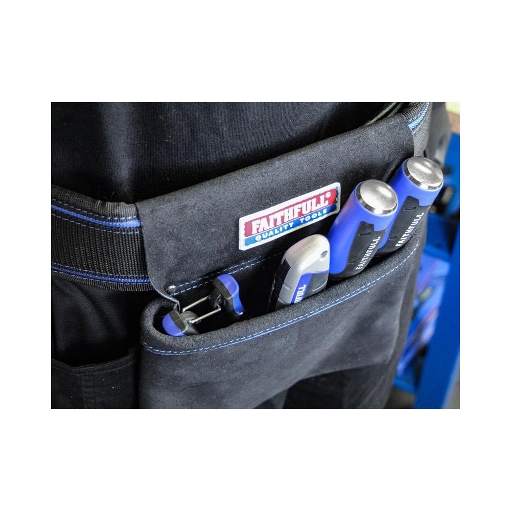 Faithfull Single Pocket Nail Pouch-FAINP1B