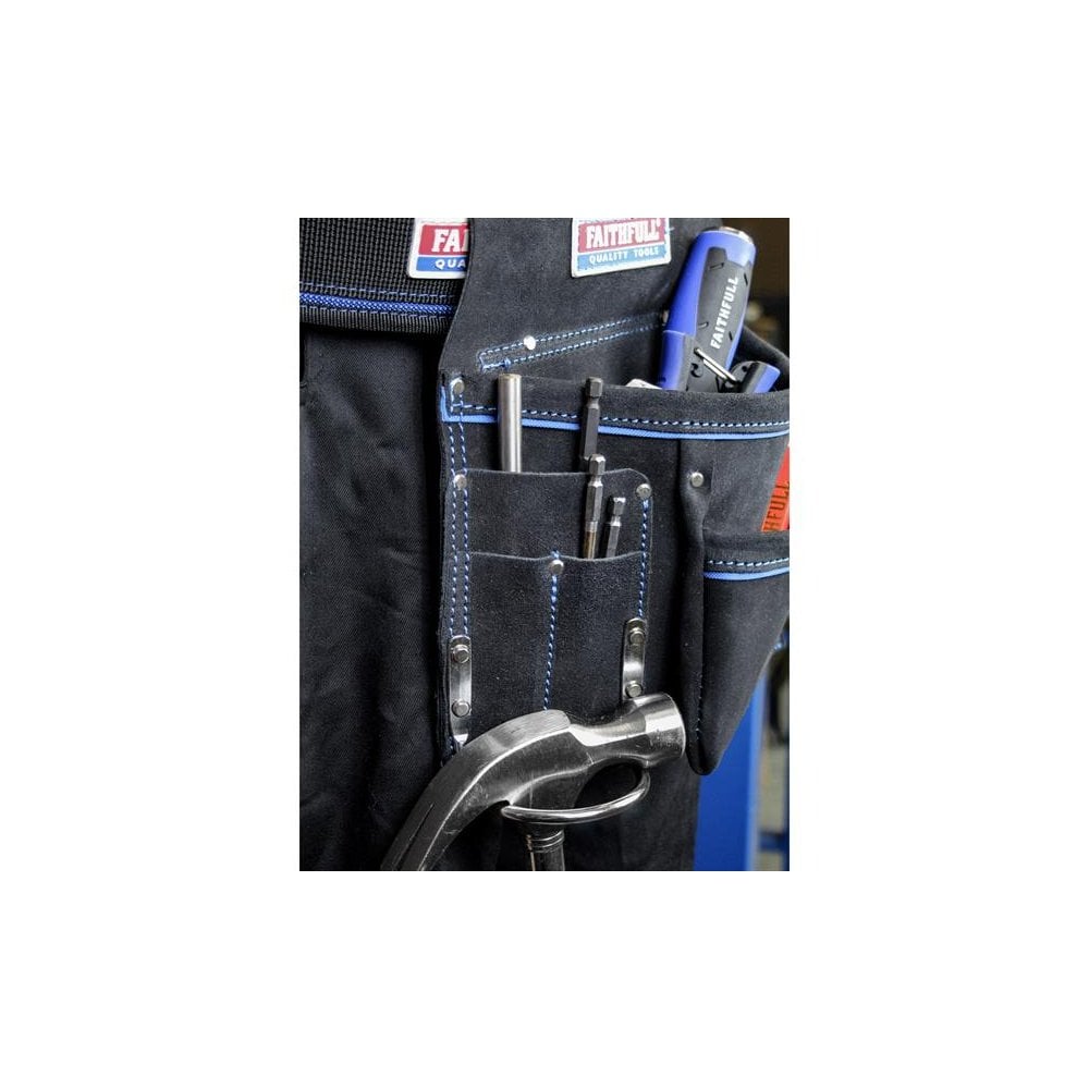 Faithfull Single Tool & Nail Pouch-FAISTNP2B
