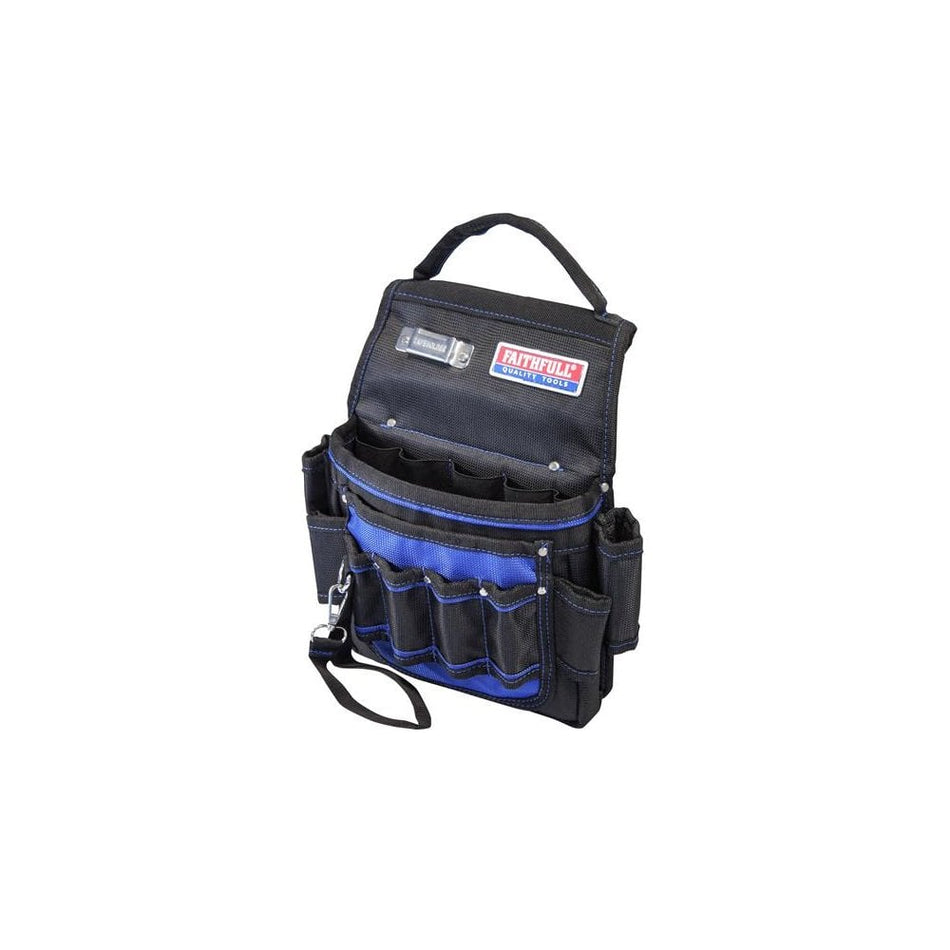 Faithfull Electricians Tool Pouch 2100D Nylon-FAIEPN