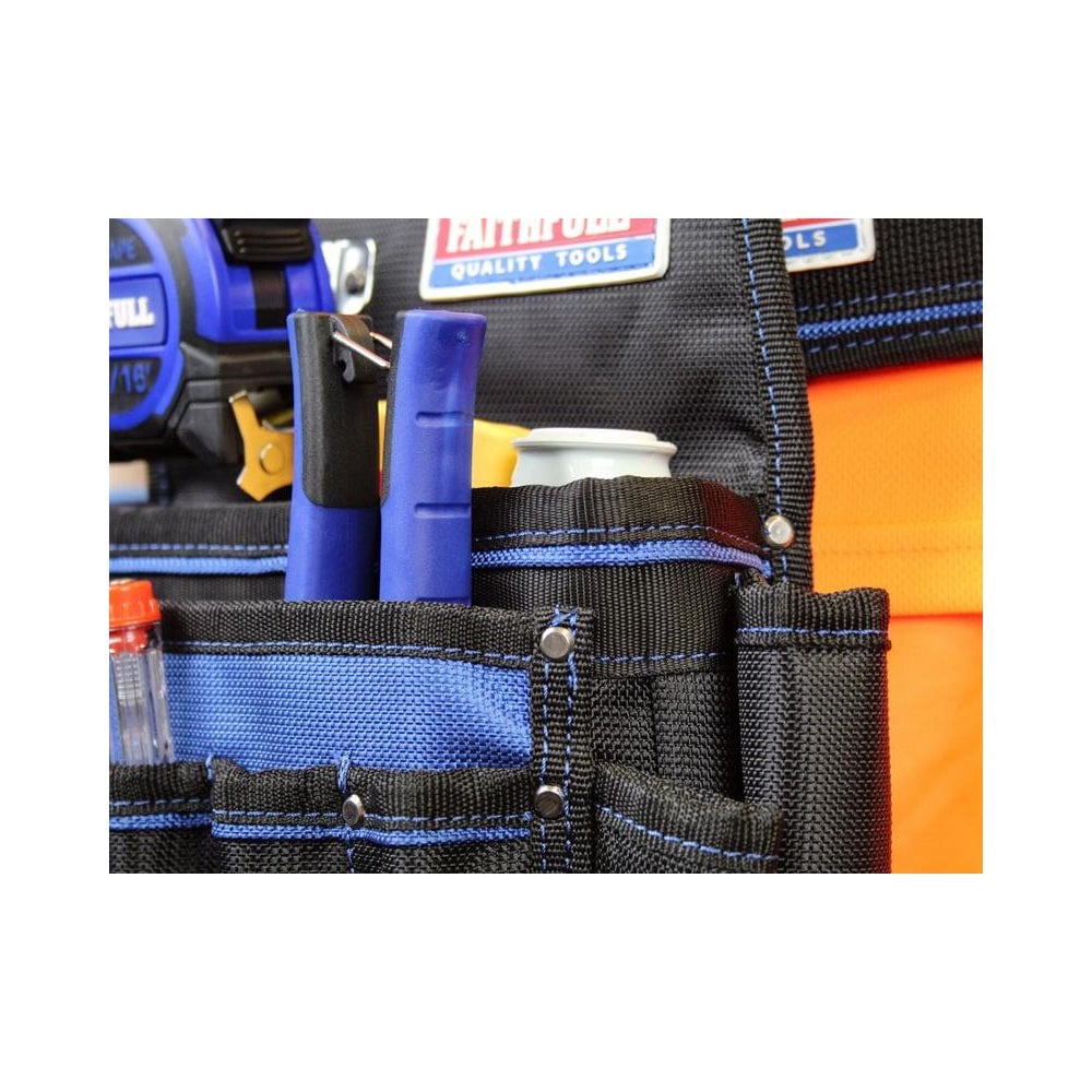Faithfull Electricians Tool Pouch 2100D Nylon-FAIEPN