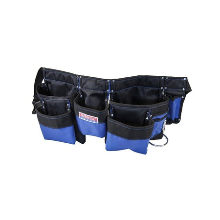 Faithfull Double Tool & Nail Pouch 2100D Nylon-FAIDTNPN