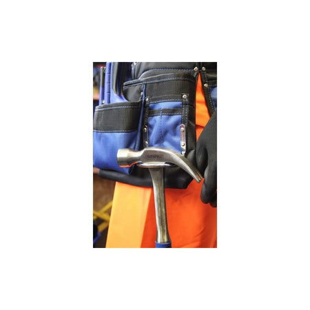 Faithfull Double Tool & Nail Pouch 2100D Nylon-FAIDTNPN