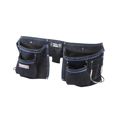 Faithfull Double Tool & Nail Pouch-FAIDTNP3B