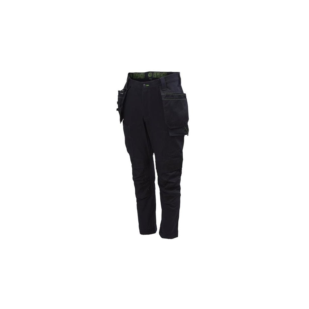 Apache Calgary Black Stretch Holster Trousers Waist 32in Leg 29in-APACALG2932