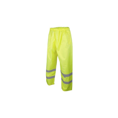 Scan Hi-Vis Motorway Trouser Yellow - L (40in)-SCAHVMTL