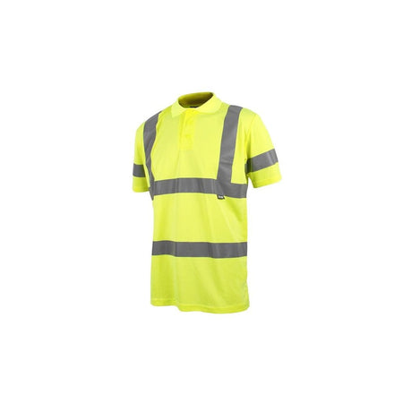 Scan Hi-Vis Polo Shirt Yellow - XL (46in)-SCAHVPSXL