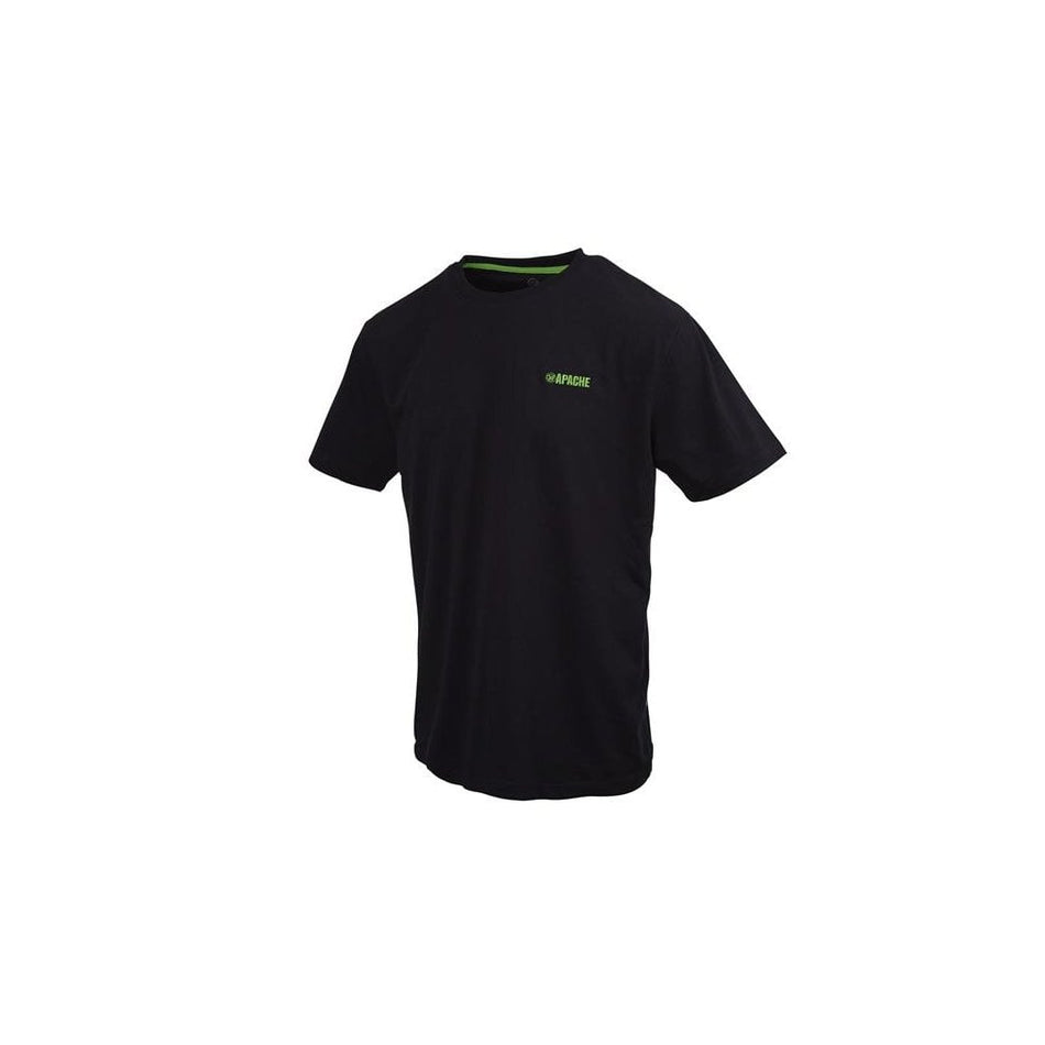 Apache Delta Black T-Shirt - XXL (47/49in)-APADELTAXXL