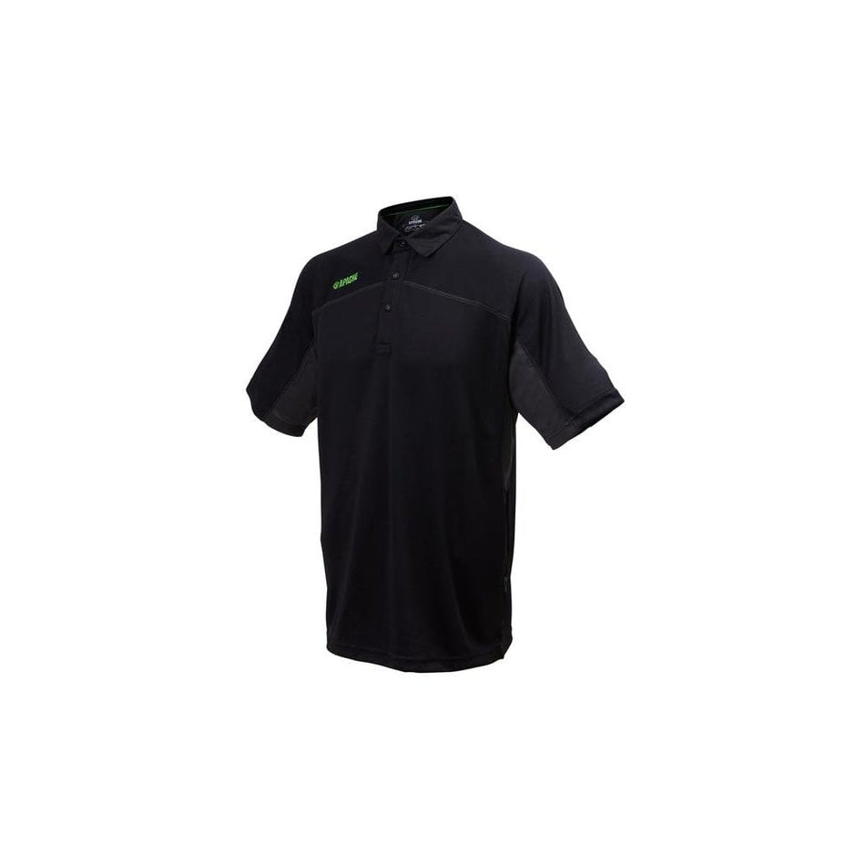 Apache Langley Black Performance Polo Shirt - XXL (47/49in)-APALANGXXL