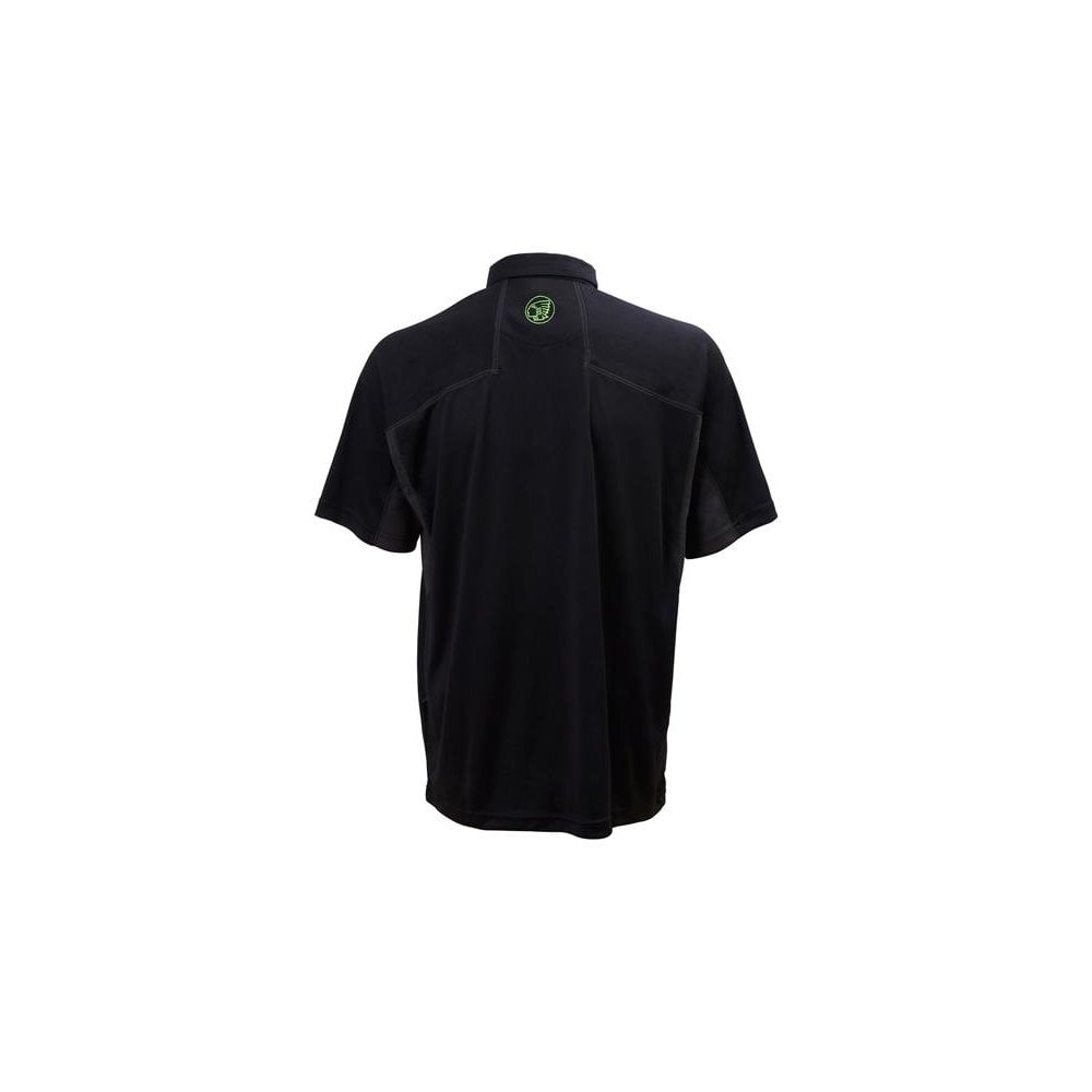 Apache Langley Black Performance Polo Shirt - XL (44/46in)-APALANGXL
