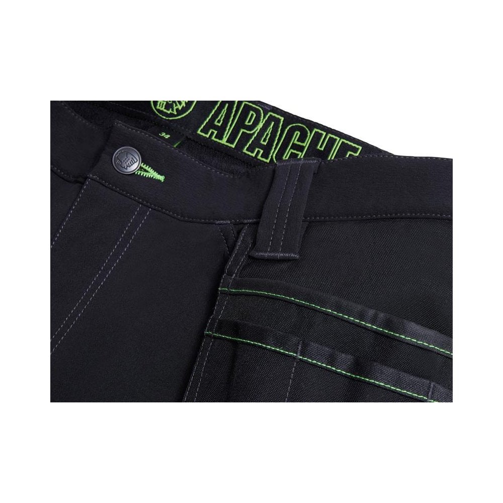 Apache Whistler Black Stretch Holster Shorts Waist 36in-APAWHISTL36
