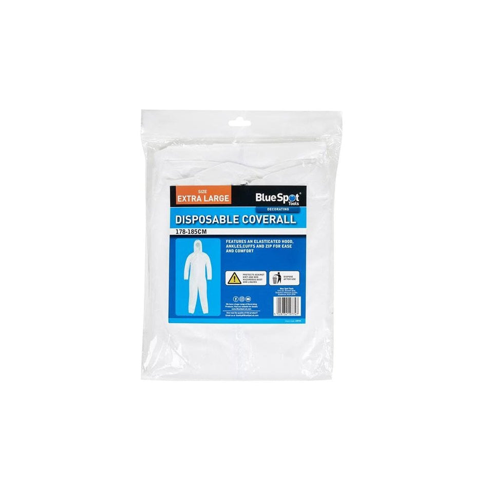 BlueSpot Tools Disposable Coverall - XL (178-185cm)-B/S19774