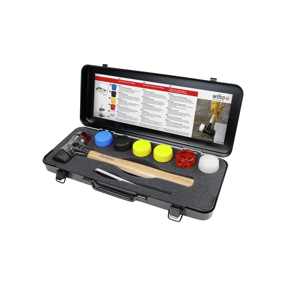 Wiha Assorted Hammer Face Set, 9 Piece-WHA44008