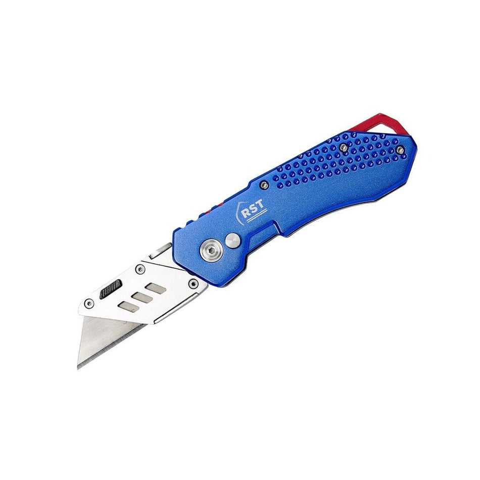 R.S.T. Aluminium Blue Folding Knife-RSTRSX336B