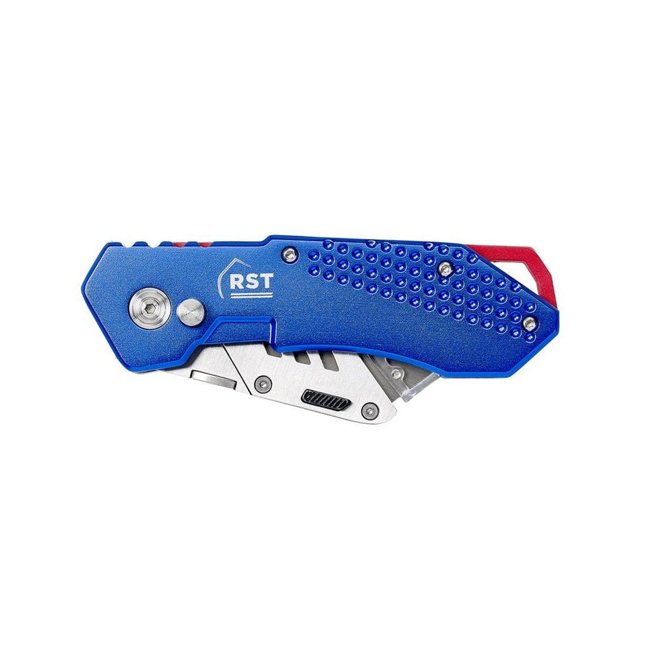 R.S.T. Aluminium Blue Folding Knife-RSTRSX336B
