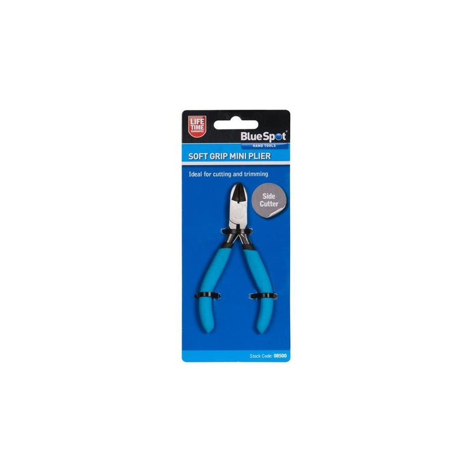 BlueSpot Tools Soft Grip Mini Side Cutter Pliers-B/S8500