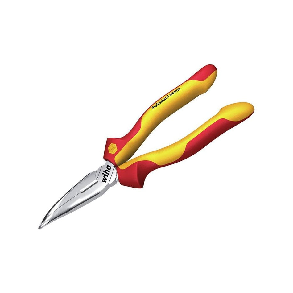 Wiha Professional electric Bent Needle Nose Pliers 200mm-WHA27425