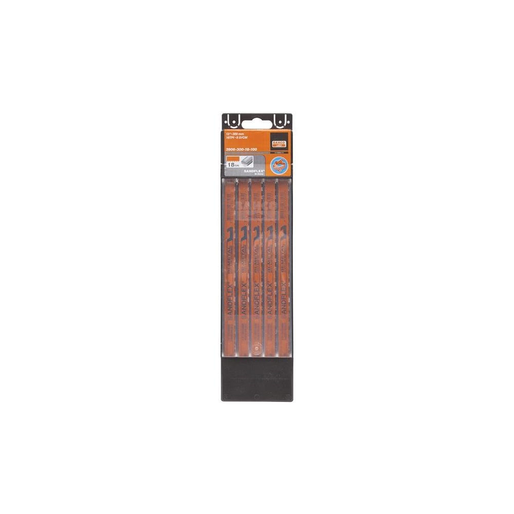 Bahco 3906 Sandflex Hacksaw Blades 300mm (12in) x 14 TPI Pack 100-BAH39061214