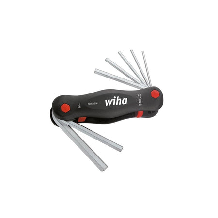 Wiha PocketStar Hex Key Set, 7 Piece (2-8mm)-WHA23041