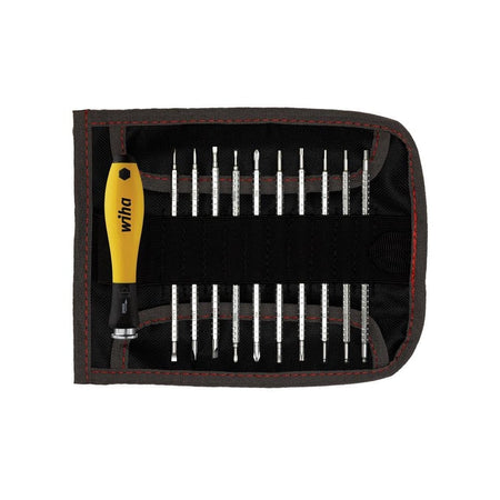 Wiha SYSTEM 4 SoftFinish® ESD Interchangeable Screwdriver Set, 12 Piece-WHA31499