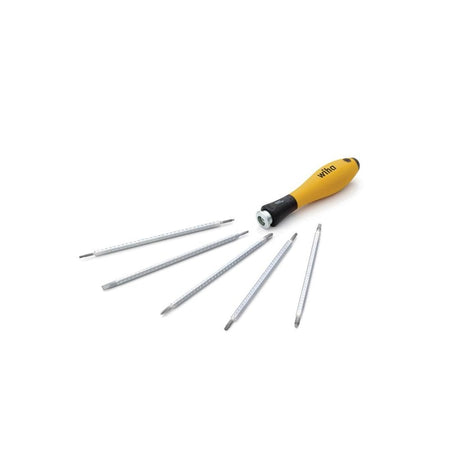 Wiha SYSTEM 4 SoftFinish® ESD Interchangeable Screwdriver Set, 12 Piece-WHA31499