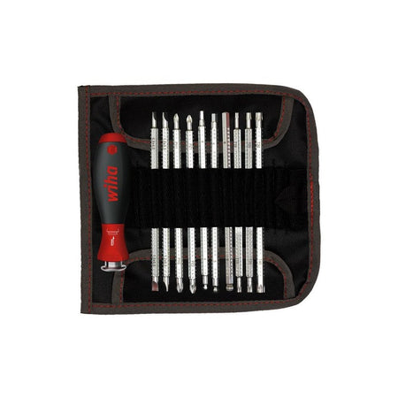 Wiha SYSTEM 6 SoftFinish® Interchangeable Screwdriver Set, 12 Piece-WHA03591