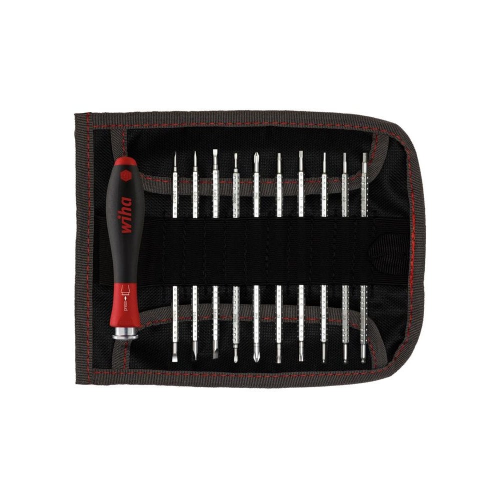Wiha SYSTEM 4 SoftFinish® Interchangeable Screwdriver Set, 12 Piece-WHA27820