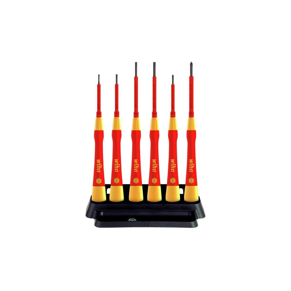 Wiha PicoFinish® SL/PH Fine VDE Screwdriver Set, 7 Piece-WHA42989