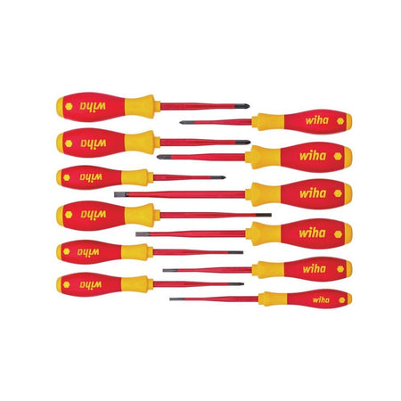 Wiha SoftFinish® electric slimFix Screwdriver Set, 12 Piece-WHA41003