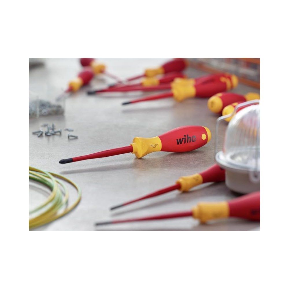 Wiha SoftFinish® electric slimFix Screwdriver Set, 12 Piece-WHA41003
