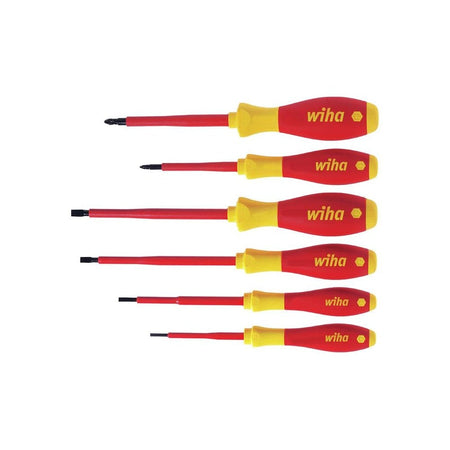 Wiha SoftFinish® electric SL/PZ Screwdriver Set, 6 Piece-WHA25477