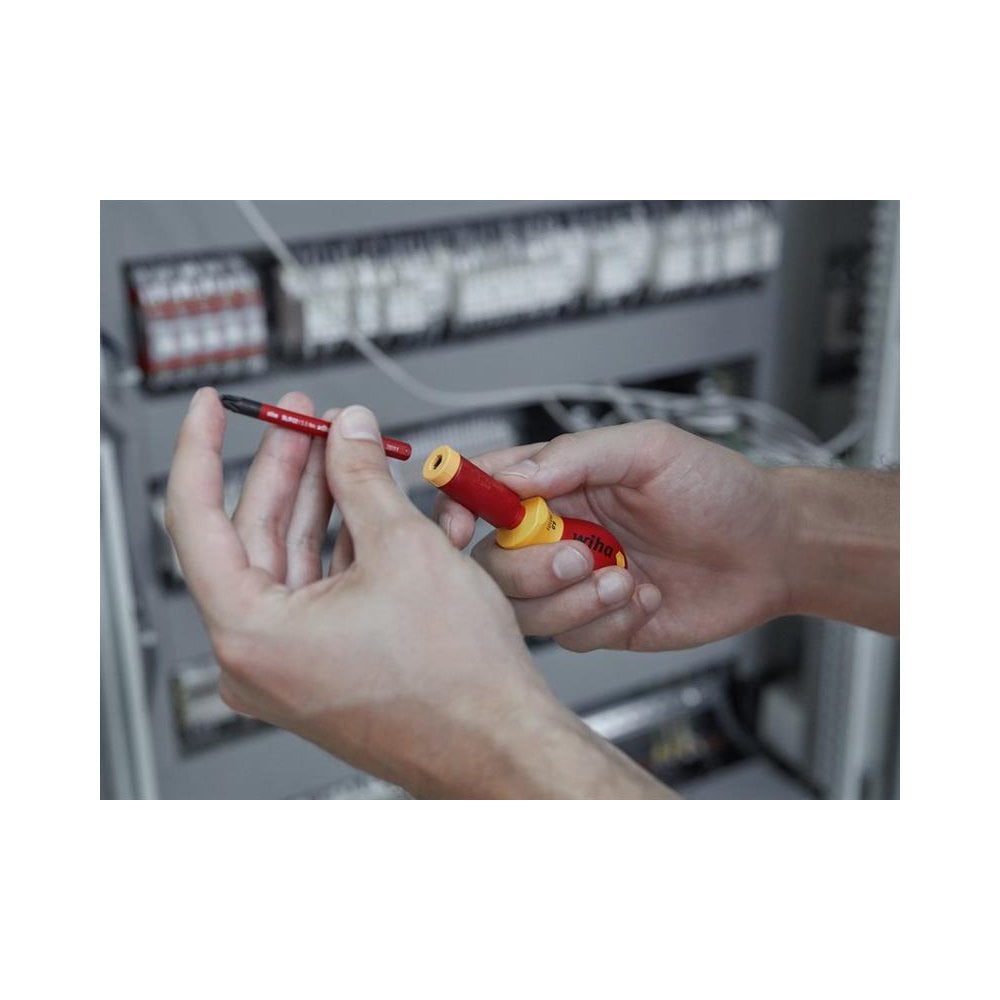 Wiha SoftFinish® electric slimVario Stubby Screwdriver Set, 4 Piece-WHA41230