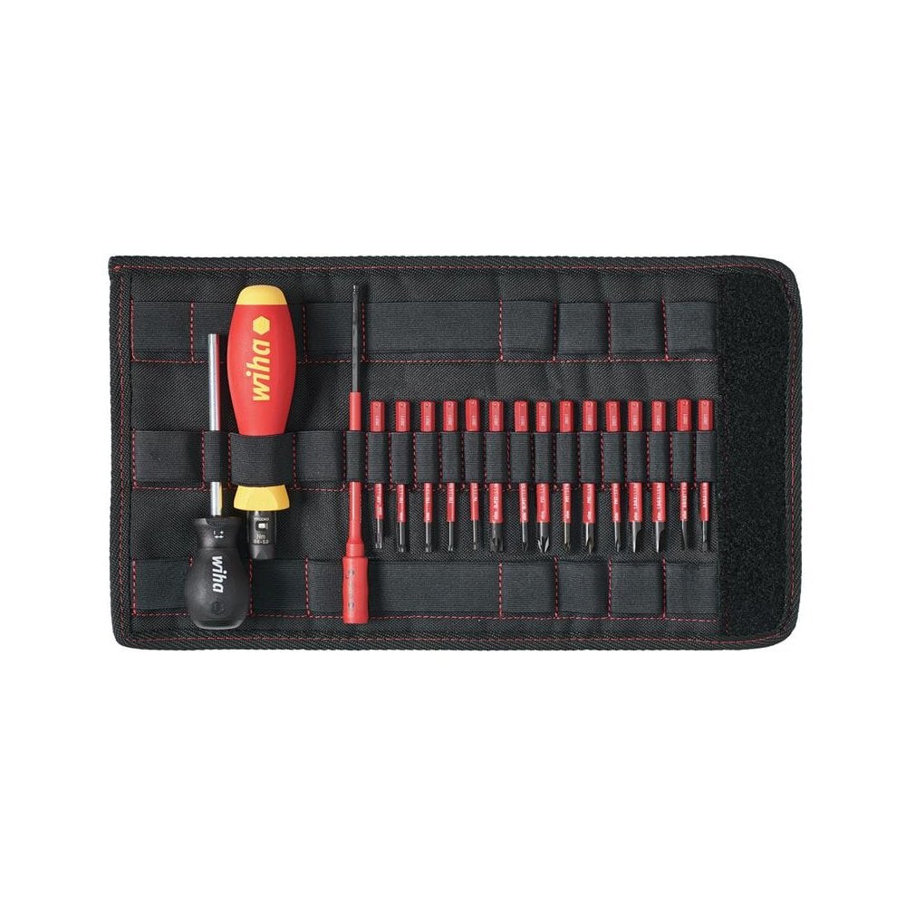 Wiha TorqueVario®-S electric Screwdriver Set, 19 Piece-WHA36791
