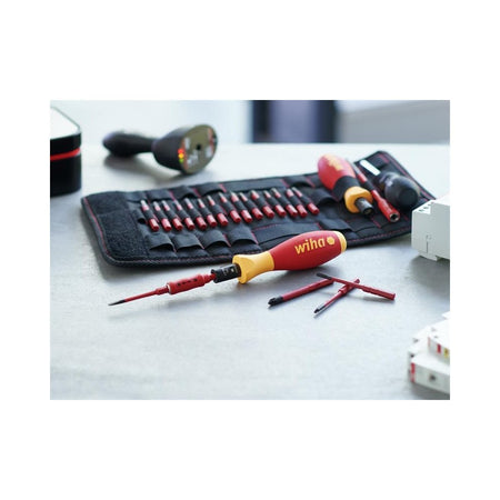 Wiha TorqueVario®-S electric Screwdriver Set, 19 Piece-WHA36791