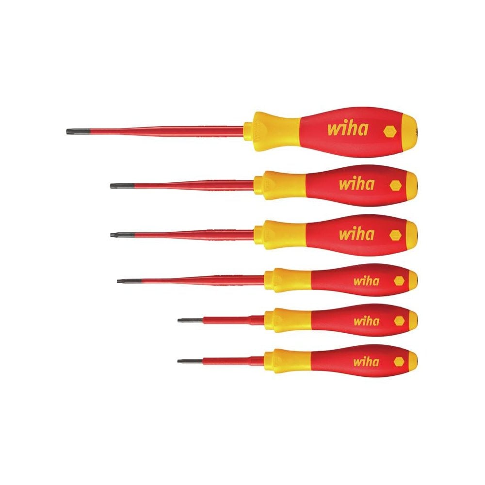 Wiha SoftFinish® electric slimFix TORX® Screwdriver Set, 6 Piece-WHA36558