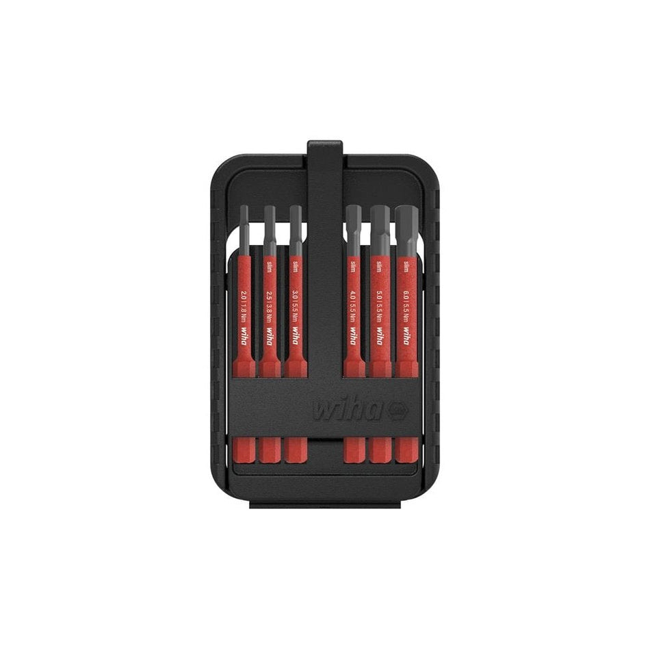 Wiha slimBit electric Hex Bit Set, 7 Piece-WHA43156
