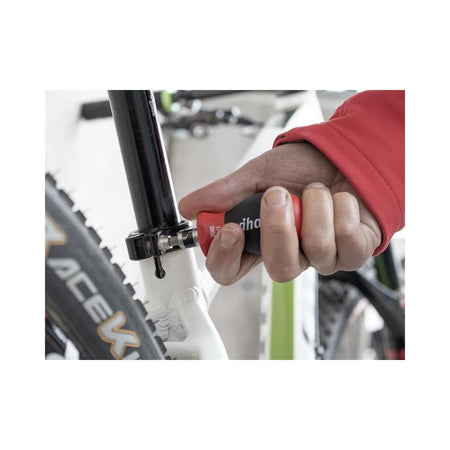 Wiha Magnetic SoftFinish® Stubby Screwdriver with Bit Magazine-WHA43613