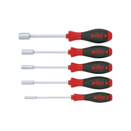 Wiha SoftFinish® Hex Nut Driver Set, 5 Piece-WHA01034